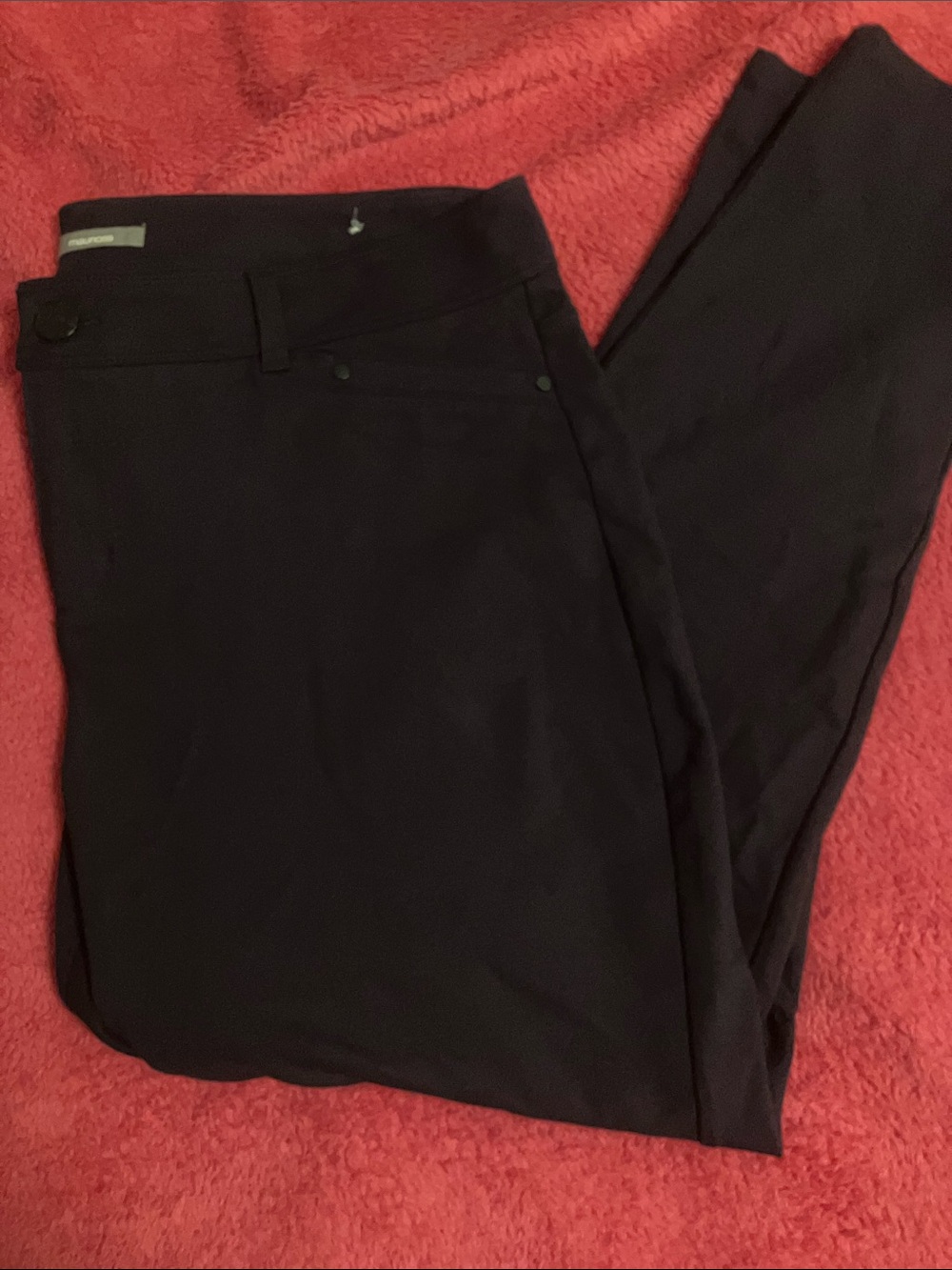 Maurices Plum Purple Skinny Pants Woman’s XL Regular 16